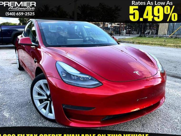 TESLA MODEL 3 2022 5YJ3E1EA7NF186831 image